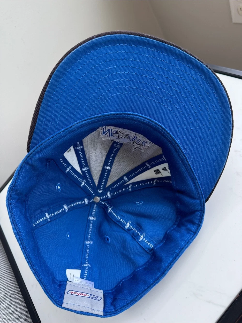 Reebok Orlando Magic Fitted Hat 7 5/8 Retro 8-Panel Wool NBA Cap Blockhead